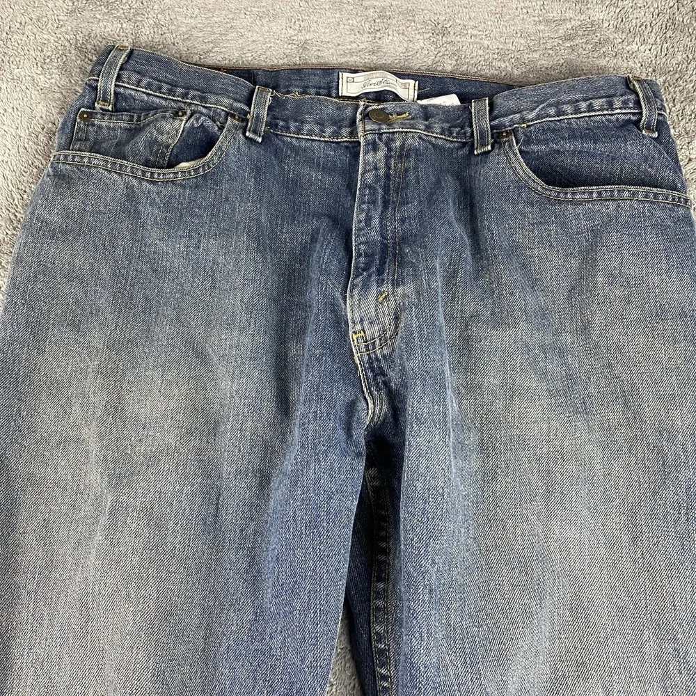 Levi Strauss Straight Fit Jeans Mens 38x30 Blue Medium‎ Wash Mid Rise
